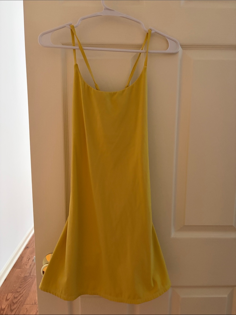 Altar'd State Yellow Slip Romper Dress